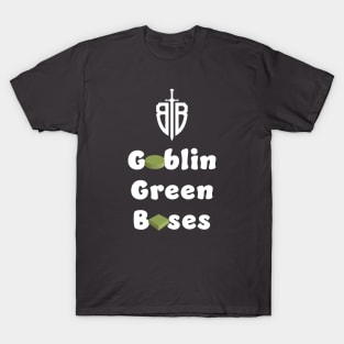 Goblin Green Bases in White T-Shirt